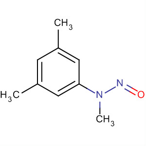 Benzenamine, N,3,5-trimethyl-N-nitroso- molecular structure