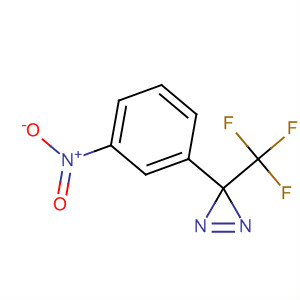 3H-Diazirine, 3-(3-nitrophenyl)-3-(trifluoromethyl)- molecular structure