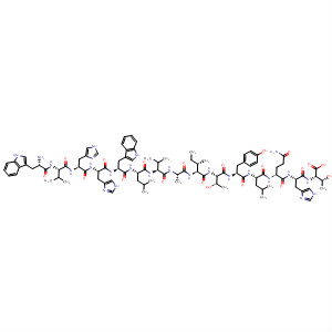 L-Threonine,L-tryptophyl-L-valyl-L-histidyl-L-histidyl-L-tryptophyl-L-leucyl-L-valyl-L-alanyl-L-isoleucyl-L-threonyl-L-tyrosyl-L-leucyl-L-glutaminyl-L-histidyl- molecular structure