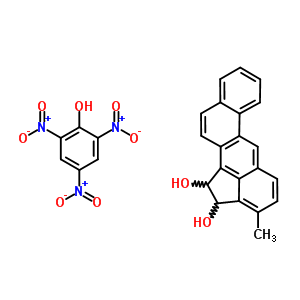 2,4,6-trinitrophenol - 3-methyl-1,2-dihydrocyclopenta[ij]tetraphene-1,2-diol (1:1)