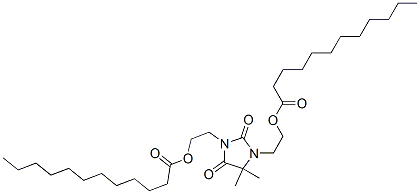 (4,4-dimethyl-2,5-dioxoimidazolidine-1,3-diyl)diethylene dilaurate