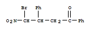 4-bromo-4-nitro-1,3-diphenylbutan-1-one molecular structure