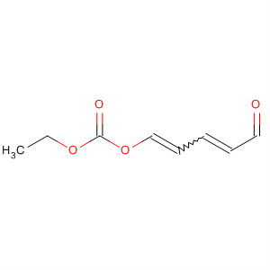 Carbonic acid, ethyl 5-oxo-1,3-pentadienyl ester, (E,E)- molecular structure