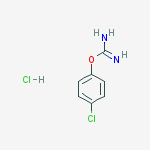 4-chlorophenyl carbamimidate molecular structure