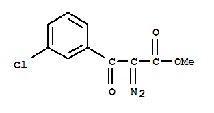 [2-(3-chlorophenyl)-1-(methoxycarbonyl)-2-oxoethylidene]diazenium