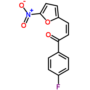 (2Z)-1-(4-fluorophenyl)-3-(5-nitrofuran-2-yl)prop-2-en-1-one