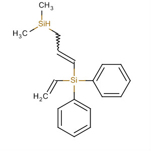 Silane, [3-(dimethylsilyl)-1-propenyl]ethenyldiphenyl- molecular structure