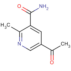 3-Pyridinecarboxamide, 5-acetyl-2-methyl- molecular structure