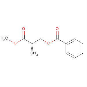 Propanoic acid, 3-(benzoyloxy)-2-methyl-, methyl ester, (S)- molecular structure