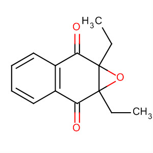 Naphth[2,3-b]oxirene-2,7-dione, 1a,7a-diethyl-1a,7a-dihydro- molecular structure