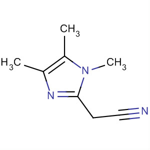 1H-Imidazole-2-acetonitrile, 1,4,5-trimethyl- molecular structure
