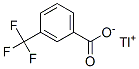 m-Trifluoromethylbenzoic acid thallium(I) salt molecular structure