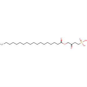 Octadecanoic acid, 2-oxo-4-phosphonobutyl ester molecular structure