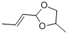 4-Methyl-2-(1-propenyl)-1,3-dioxolane molecular structure