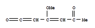 1,3-HEXADIENE-1,5-DIONE,3-METHOXY- molecular structure