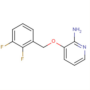 2-Pyridinamine, 3-[(2,3-difluorophenyl)methoxy]- molecular structure