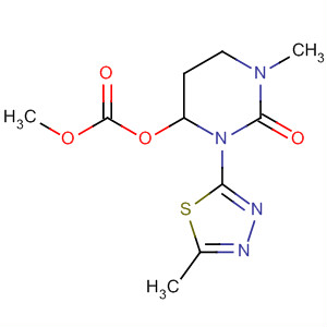 Carbonic acid,hexahydro-1-methyl-3-(5-methyl-1,3,4-thiadiazol-2-yl)-2-oxo-4-pyrimidinyl methyl ester