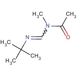 Acetamide, N-[[(1,1-dimethylethyl)imino]methyl]-N-methyl- molecular structure