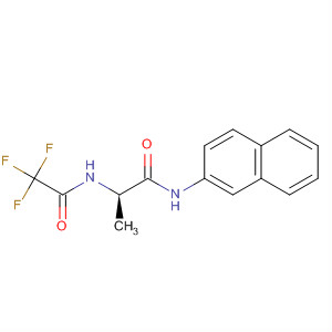 Propanamide, N-2-naphthalenyl-2-[(trifluoroacetyl)amino]-, (2R)- molecular structure