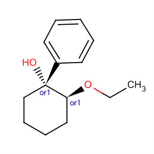 Cyclohexanol, 2-ethoxy-1-phenyl-, trans- molecular structure