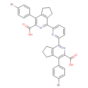 5H-Cyclopenta[c]pyridine-3-carboxylic acid,1,1'-(2,6-pyridinediyl)bis[4-(4-bromophenyl)-6,7-dihydro-