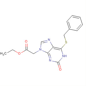 9H-Purine-9-acetic acid, 1,2-dihydro-2-oxo-6-[(phenylmethyl)thio]-, ethylester