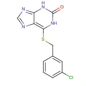 2H-Purin-2-one, 6-[[(3-chlorophenyl)methyl]thio]-1,3-dihydro-