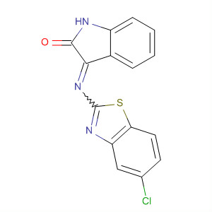 2H-Indol-2-one, 3-[(5-chloro-2-benzothiazolyl)imino]-1,3-dihydro-