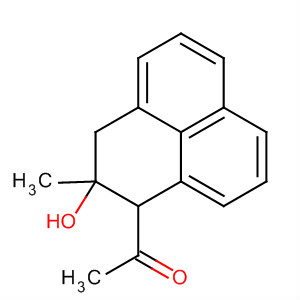 Ethanone, 1-(2,3-dihydro-2-hydroxy-2-methyl-1H-phenalen-1-yl)- molecular structure