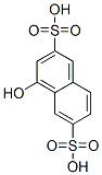 4-hydroxynaphthalene-2,6-disulphonic acid molecular structure