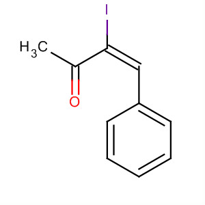 3-Buten-2-one, 3-iodo-4-phenyl-, (3E)- molecular structure
