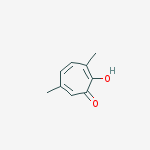 2,4,6-Cycloheptatrien-1-one, 2-hydroxy-4,7-dimethyl- molecular structure