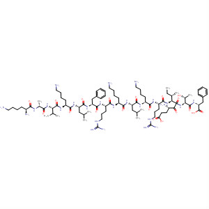 L-Phenylalanine,L-lysyl-L-alanyl-L-valyl-L-lysyl-L-leucyl-L-phenylalanyl-L-arginyl-L-lysyl-L-leucyl-L-lysyl-L-arginyl-L-a-glutamyl-L-isoleucyl-L-threonyl-