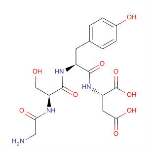 L-Aspartic acid, glycyl-L-seryl-L-tyrosyl- molecular structure