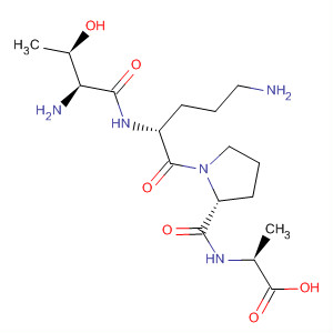 L-Alanine, L-threonyl-L-ornithyl-L-prolyl- molecular structure