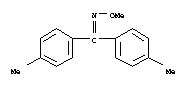 N-methoxy-1,1-bis(4-methylphenyl)methanimine molecular structure