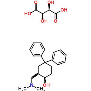 (2r,3r)-2,3-dihydroxybutanedioic Acid;2-[(dimethylamino)methyl]-4,4-diphenylcyclohexan-1-ol