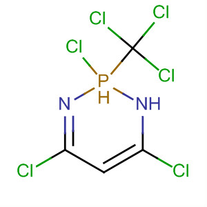 1,3,2-Diazaphosphorine, 2,4,6-trichloro-2,2-dihydro-2-(trichloromethyl)- molecular structure