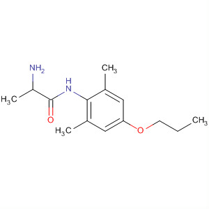 Propanamide, 2-amino-N-(2,6-dimethyl-4-propoxyphenyl)- molecular structure