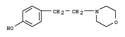 4-[2-(morpholin-4-yl)ethyl]phenol molecular structure
