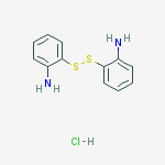 2-[(2-aminophenyl)disulfanyl]aniline;hydrochloride molecular structure