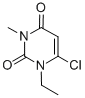 6-CHLORO-1-ETHYL-3-METHYLPYRIMIDINE-2,4(1H,3H)-DIONE molecular structure