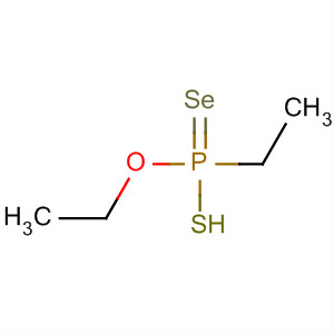 Phosphonoselenothioic acid, ethyl-, O-ethyl ester molecular structure
