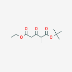 ethyl 4-(tert-butoxycarbonyl)-3-oxopentanoate molecular structure