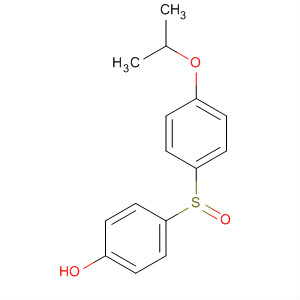 Phenol, 4-[[4-(1-methylethoxy)phenyl]sulfinyl]- molecular structure