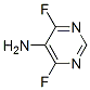 PYRIMIDIN-5-AMINE,4,6-DIFLUORO- molecular structure