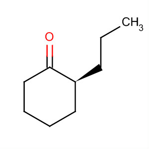Cyclohexanone, 2-propyl-, (2S)- molecular structure