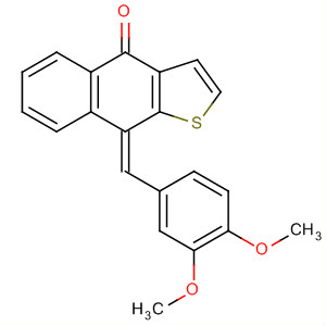 Naphtho[2,3-b]thiophen-4(9H)-one,9-[(3,4-dimethoxyphenyl)methylene]-, (9Z)-