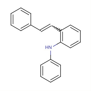 Benzenamine, N-phenyl-2-(2-phenylethenyl)- molecular structure