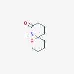1-Oxa-7-azaspiro[5.5]undecan-8-one molecular structure
